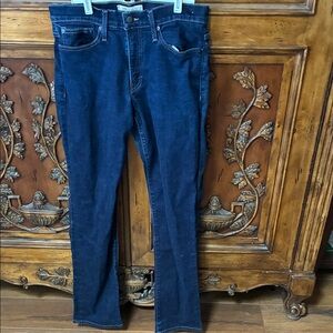 Madewell Men's Dark Blue Straight Leg Jeans Size 31x32